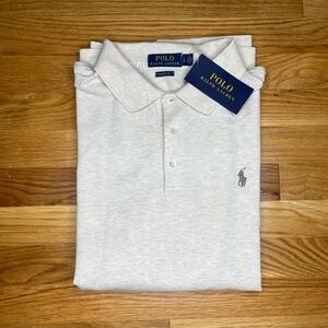 Polo by Ralph Lauren Men's Dune Tan Polo Shirt - Large - NWT